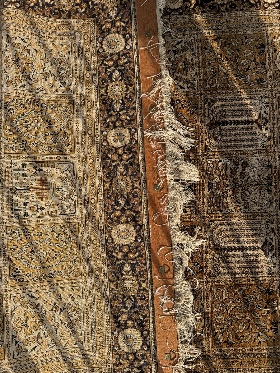 Tapis Goum Soie Desseins Quatre Saisons-photo-3