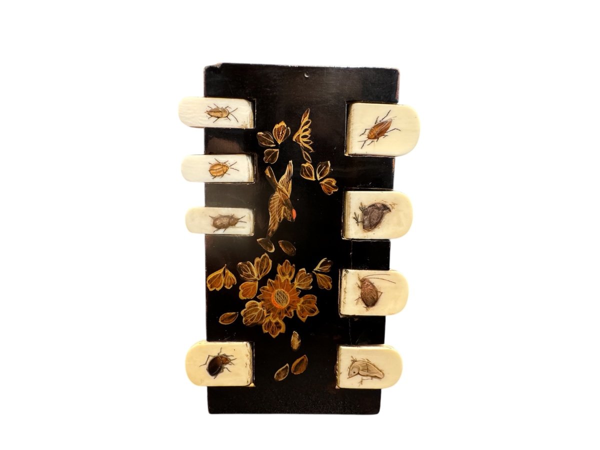 Shibayama Inlaid Whist Marker 