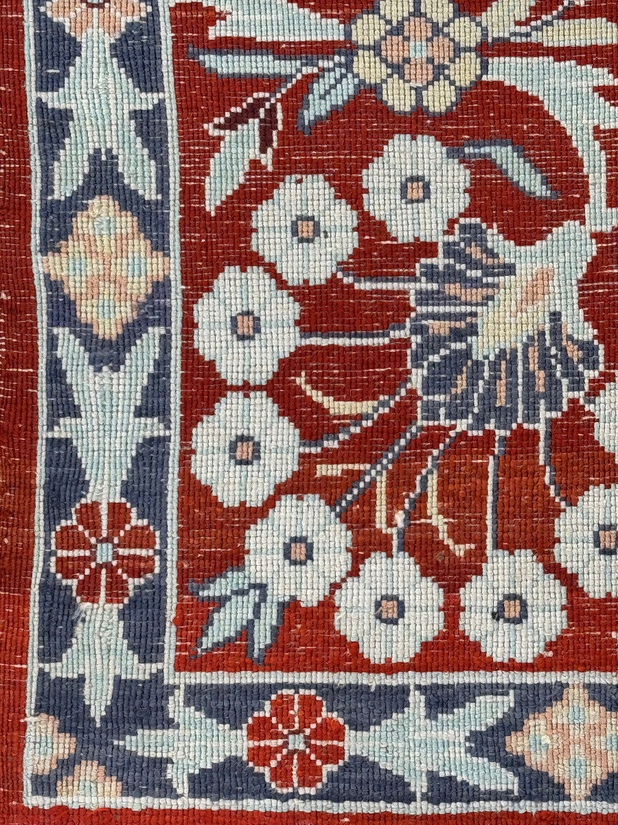 Tapis Goum soie noué main- Iran, 150x100 cm-photo-4