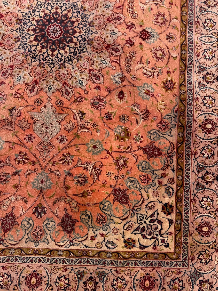 Tabriz Rug – Central Medallion – 288 X 201 Cm-photo-4