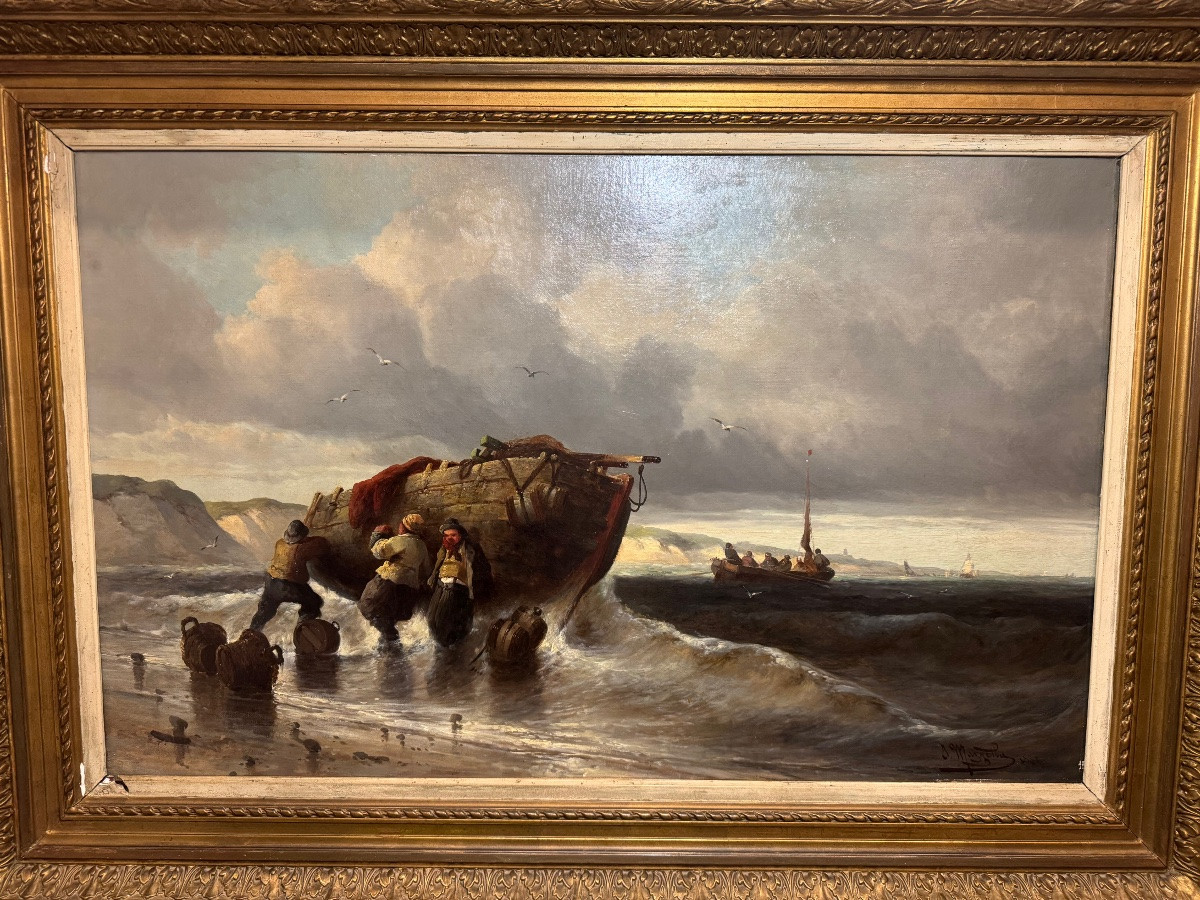 Animated Marine Scene - Jean Mazzella (19th Century)-photo-4