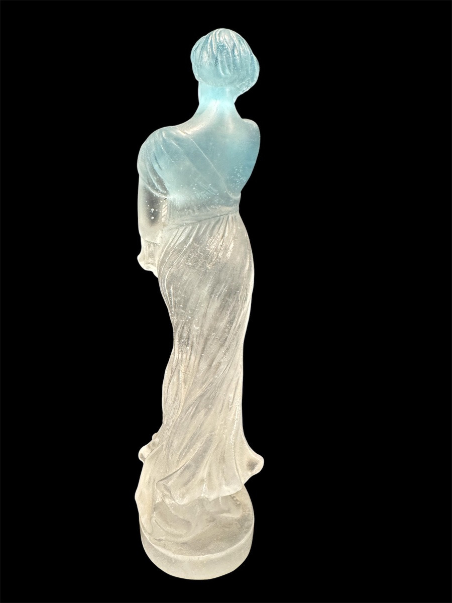 Daum France - Crystal Sculpture, Maternity, 20th Century, Signed-photo-1