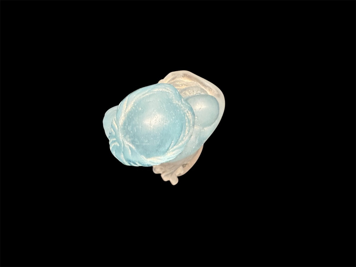 Daum France - Crystal Sculpture, Maternity, 20th Century, Signed-photo-5