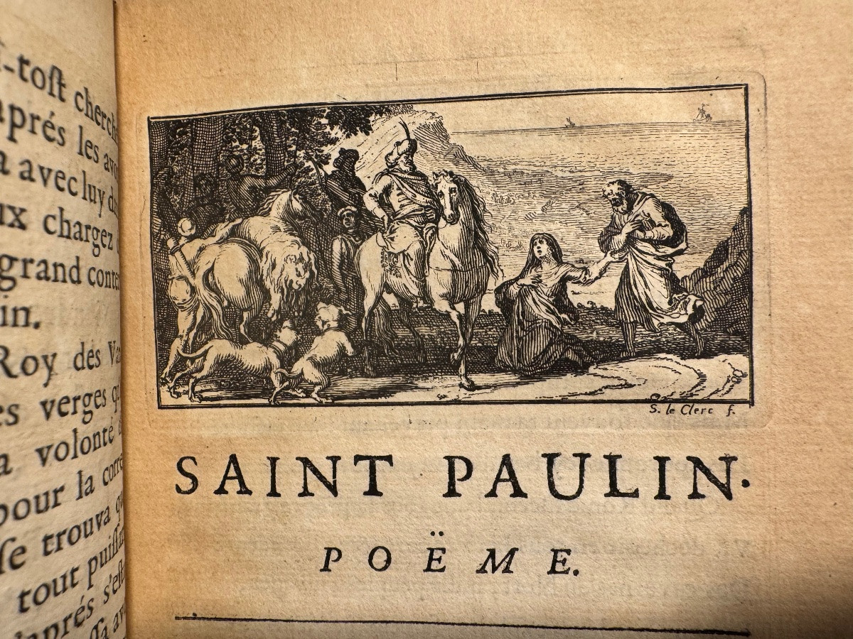 Charles Perrault - Saint Paulin évêque De Nole - 1686 - Original 17th Century Edition - Reliur-photo-2