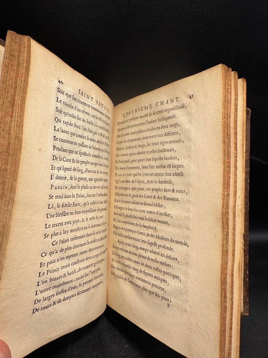 Charles Perrault - Saint Paulin évêque De Nole - 1686 - Original 17th Century Edition - Reliur-photo-3