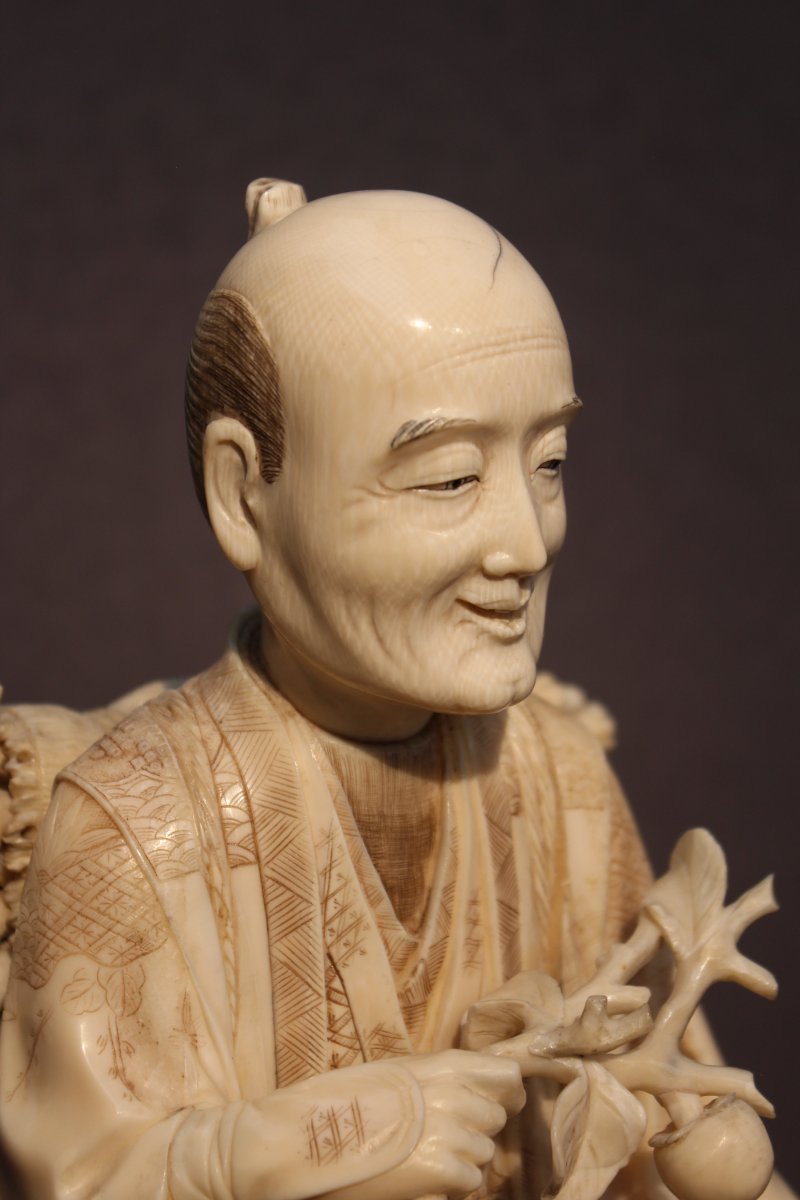 Grand Okimono Bucheron-photo-4