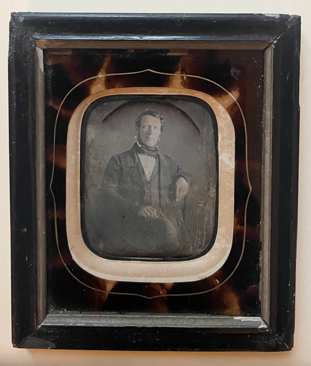 Photography - Daguerreotype - Portrait Of A Man 1865-photo-3