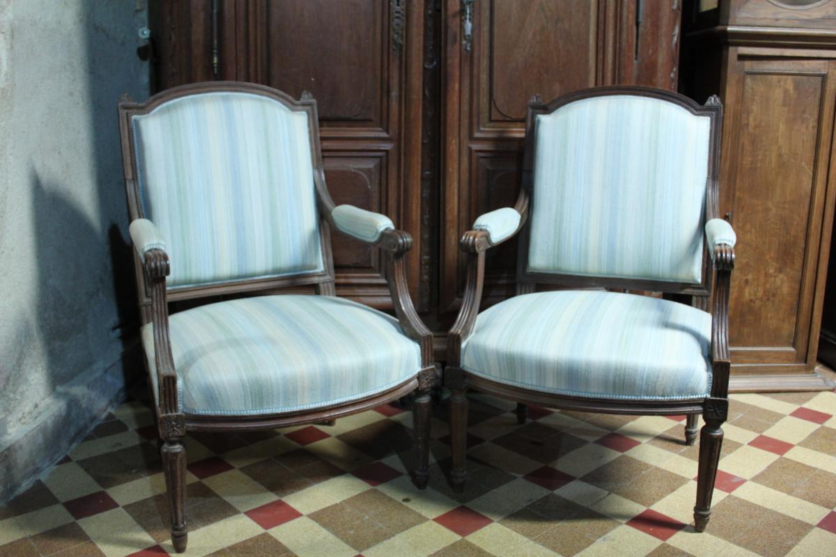 Two Louis XVI Armchairs