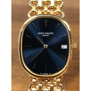 Patek Philippe Golden Ellipse Gold 18k Quartz Watch