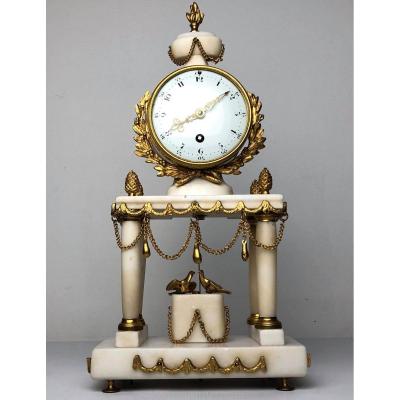 Portico Clock Louis XVI