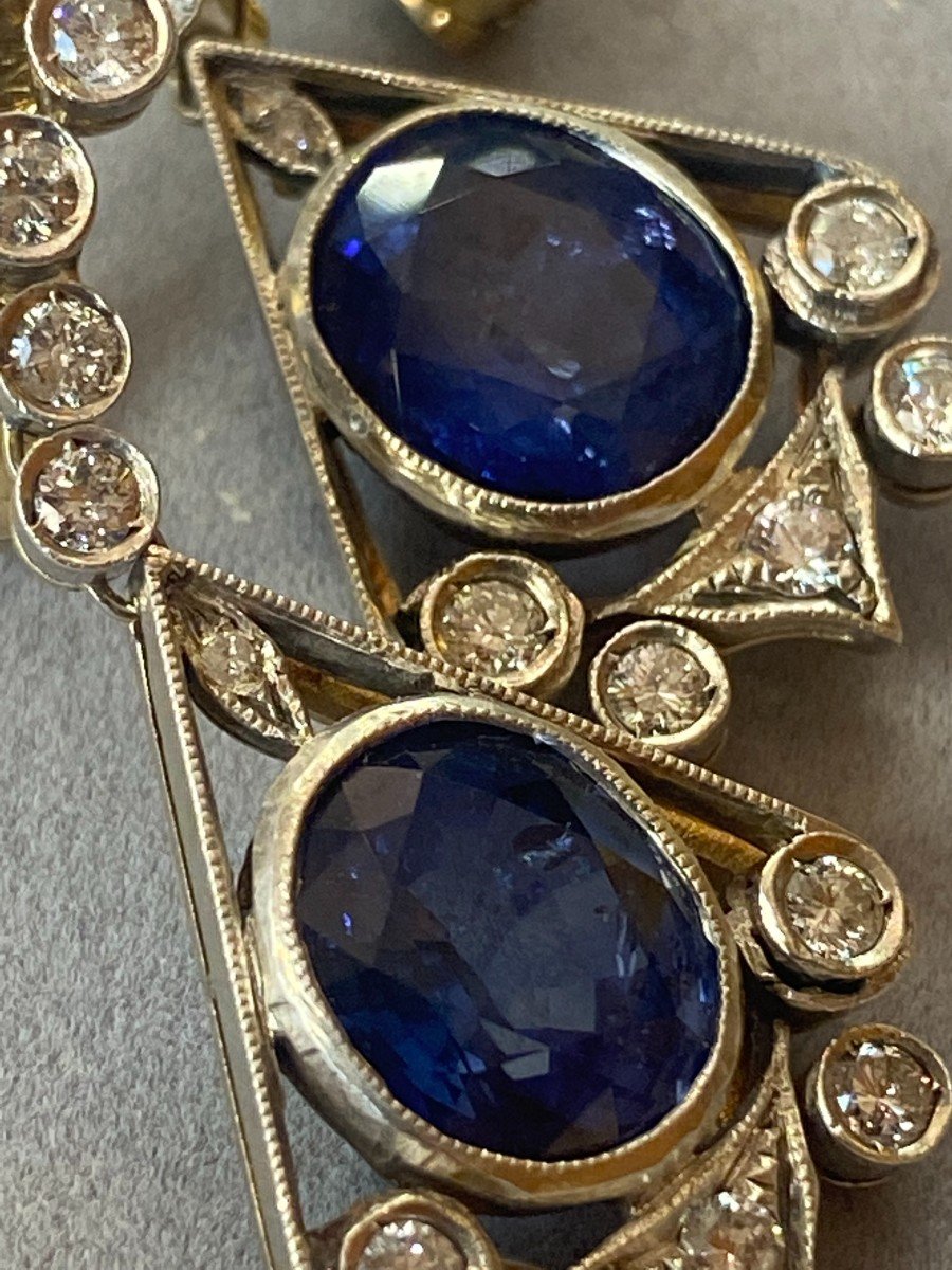 Sapphire Earrings Ref 380.57-photo-2