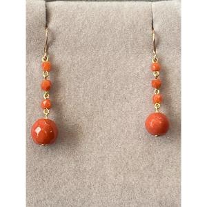 Coral Ear Pendants Ref 385.78