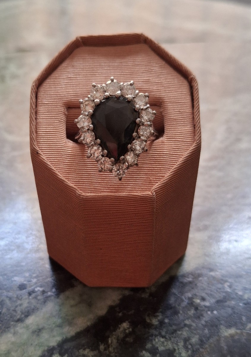 Sapphire And Diamond Ring