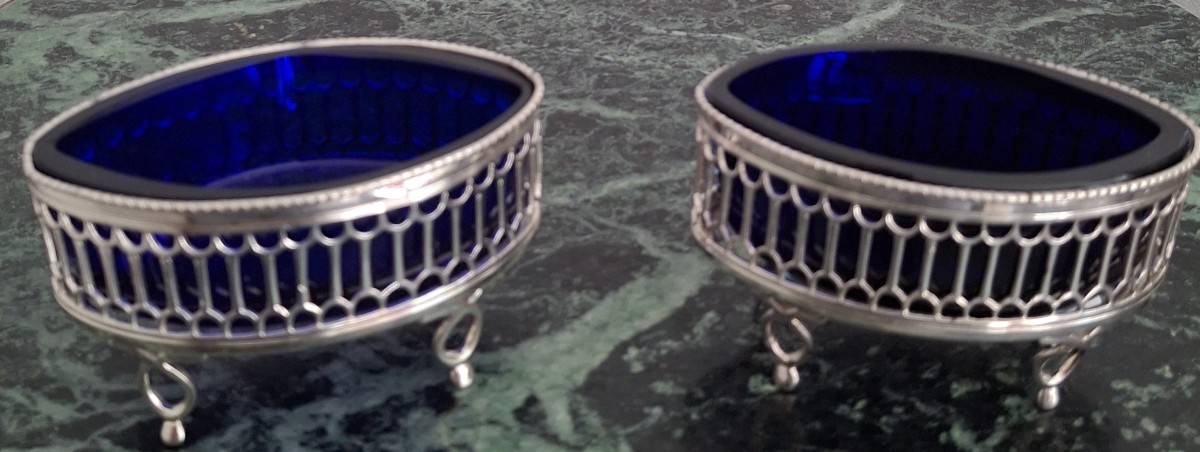 Pair Of Coq Salt Shakers