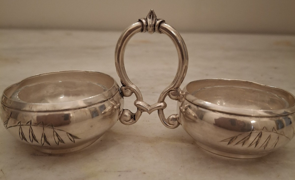 Double Silver Salt Shaker