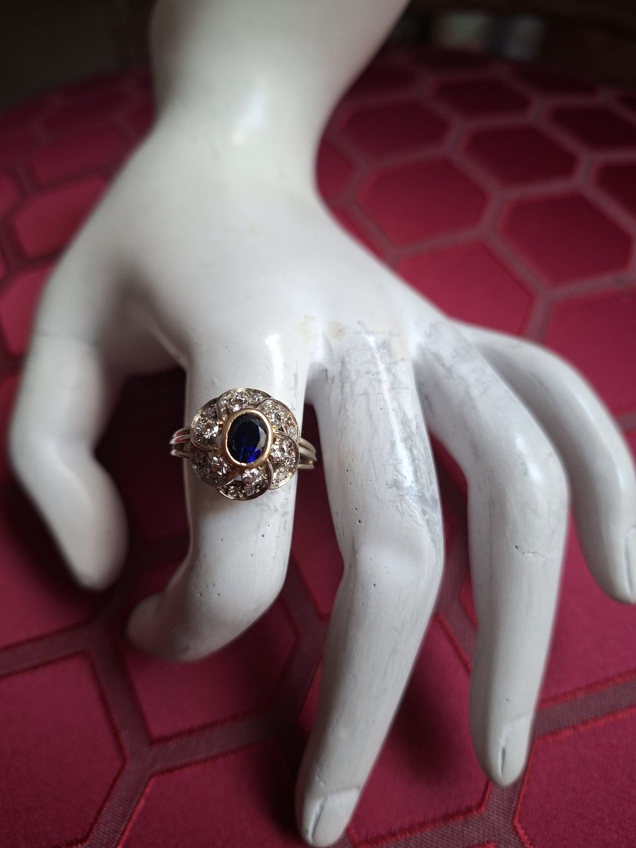 Diamond Sapphire Ring