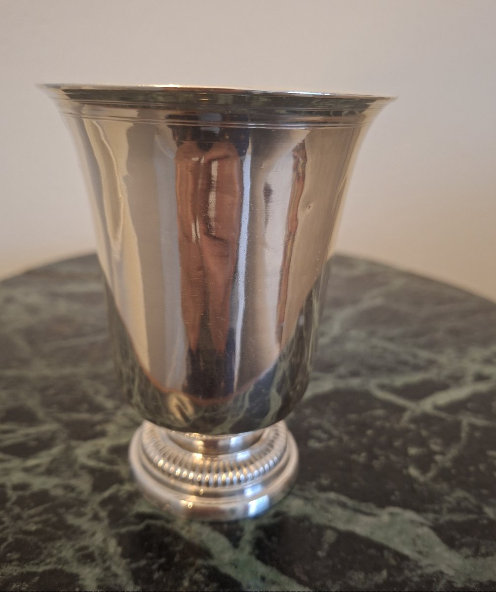 18th-century Silver Kettle Drum
