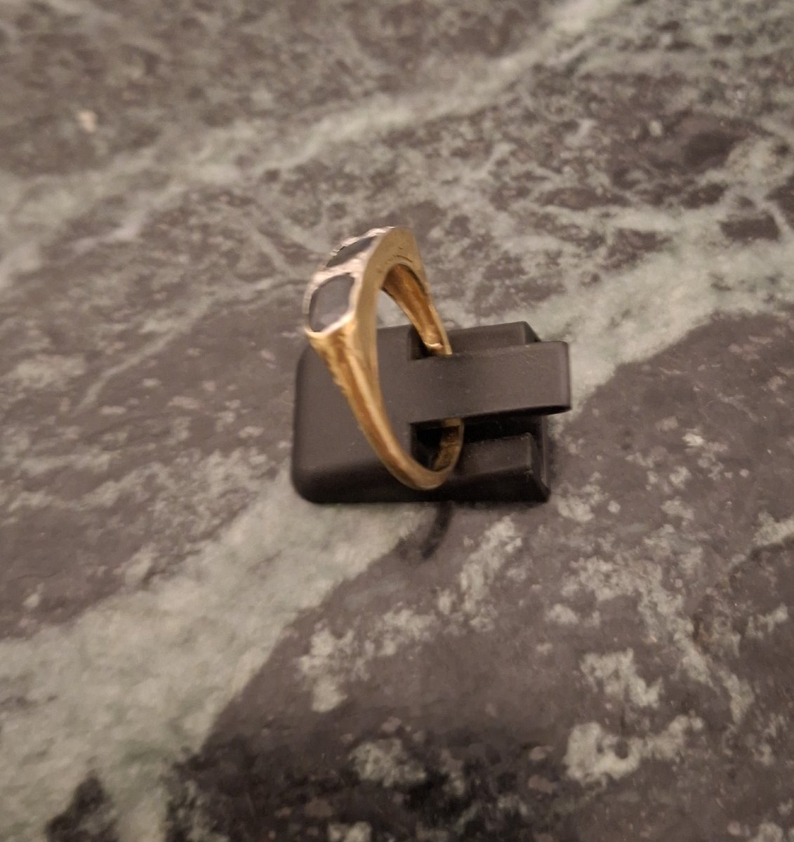 Bague or saphirs-photo-2