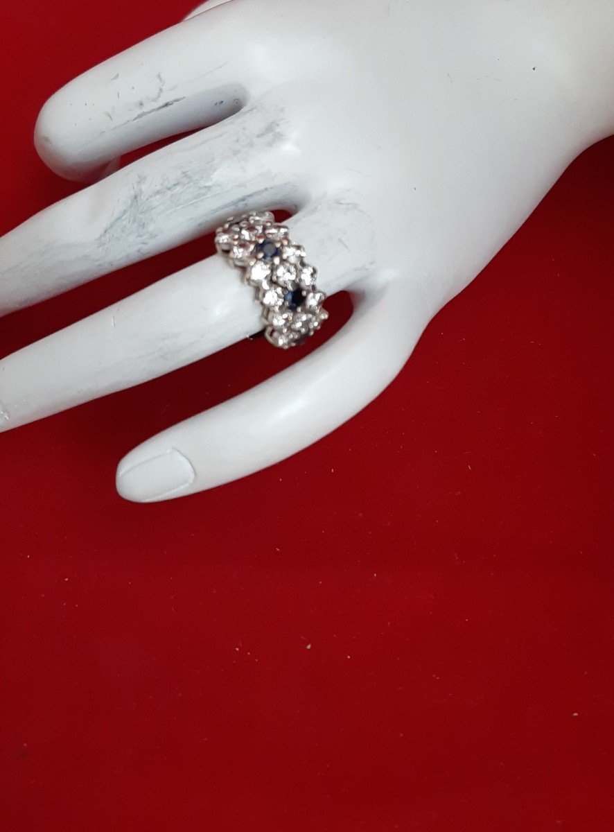 Sapphires And Diamonds Ring-photo-3