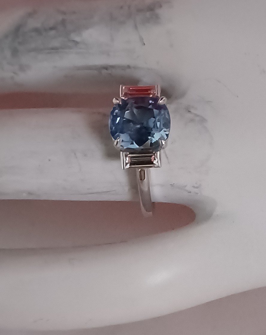 Diamond Sapphire Ring-photo-2