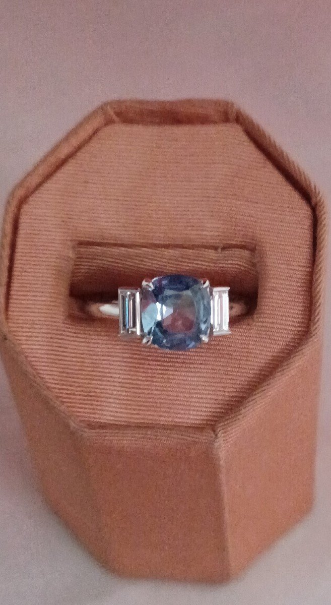 Diamond Sapphire Ring-photo-3
