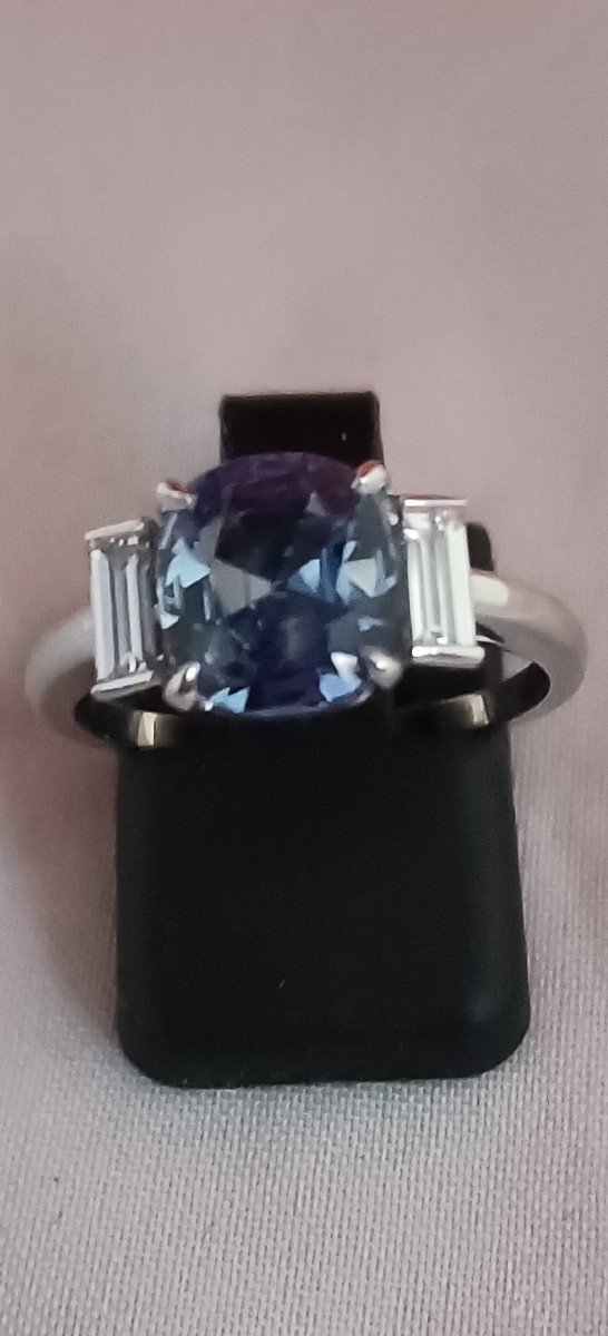 Diamond Sapphire Ring