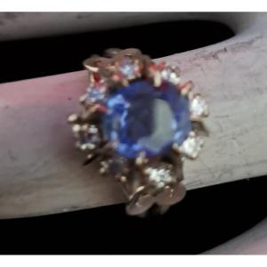 Diamond Sapphire Ring