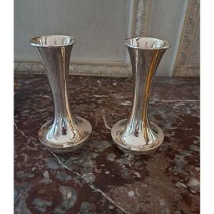 Silver Vases