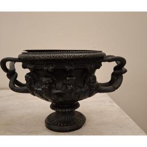 Pair Of Bronze Vases