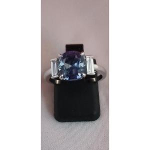 Diamond Sapphire Ring