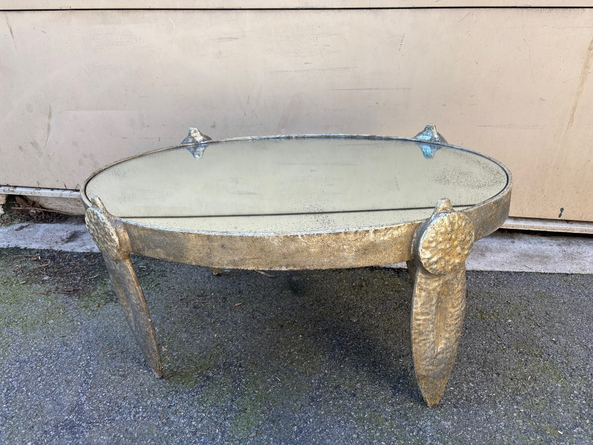 Table Basse Ovale "Barbare" Nicolas Blandin-photo-2