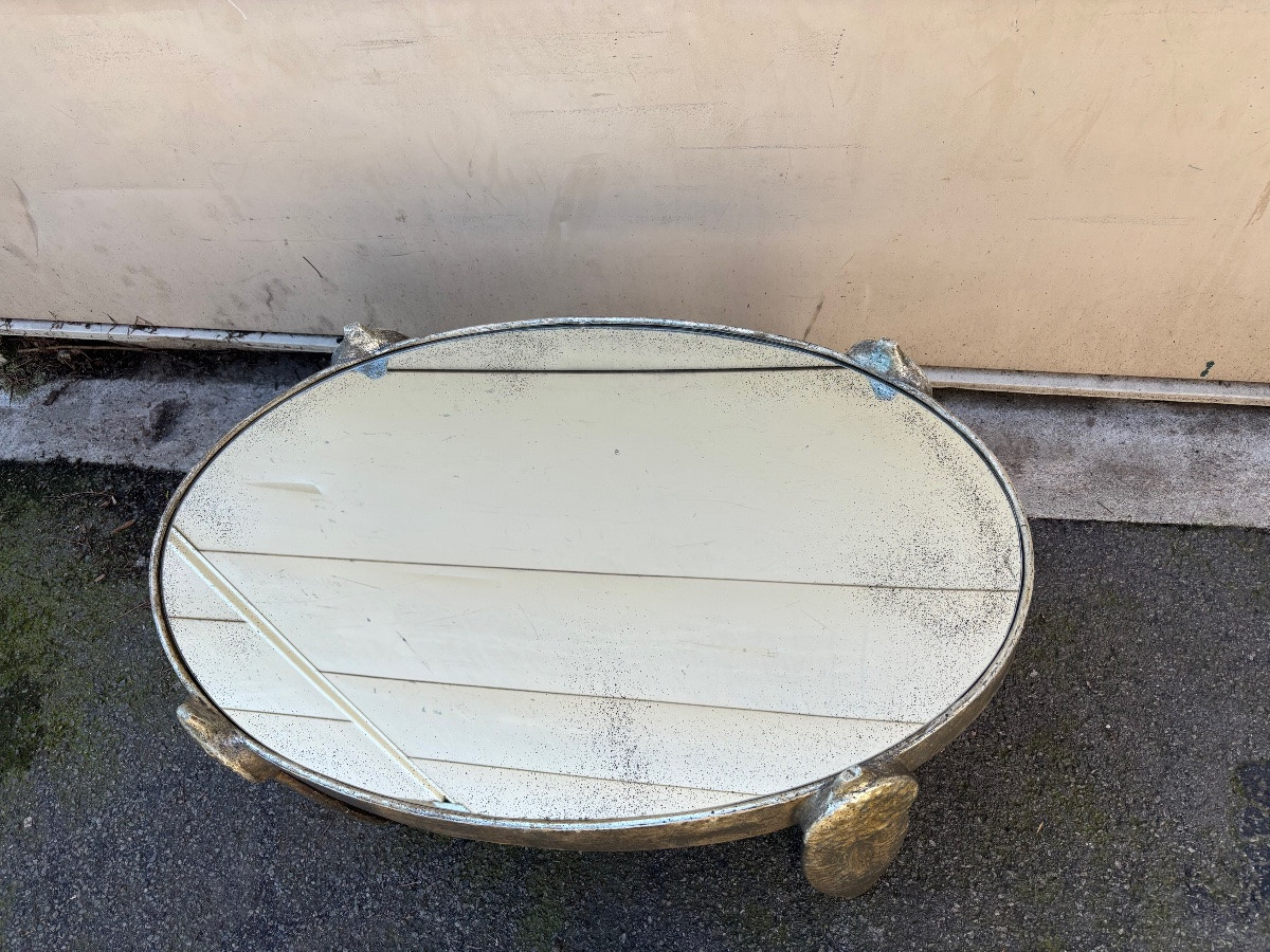 Table Basse Ovale "Barbare" Nicolas Blandin-photo-4