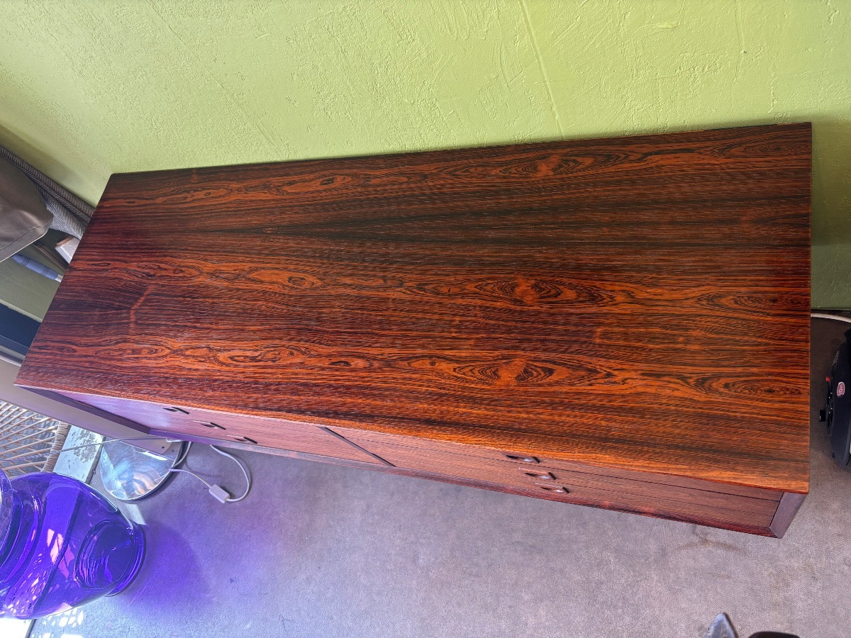 Enfilade/commode en palissandre E BROUER années 60’-photo-3