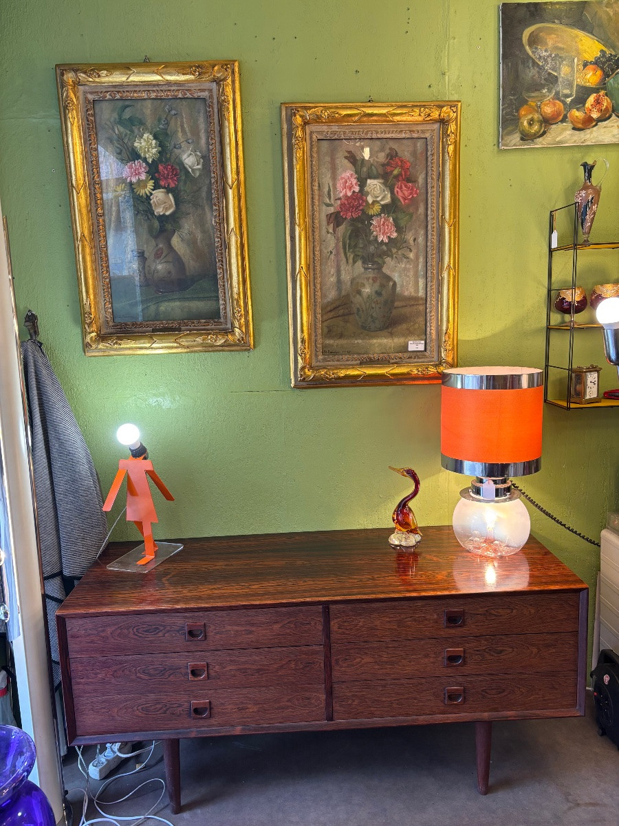 Enfilade/commode en palissandre E BROUER années 60’-photo-3