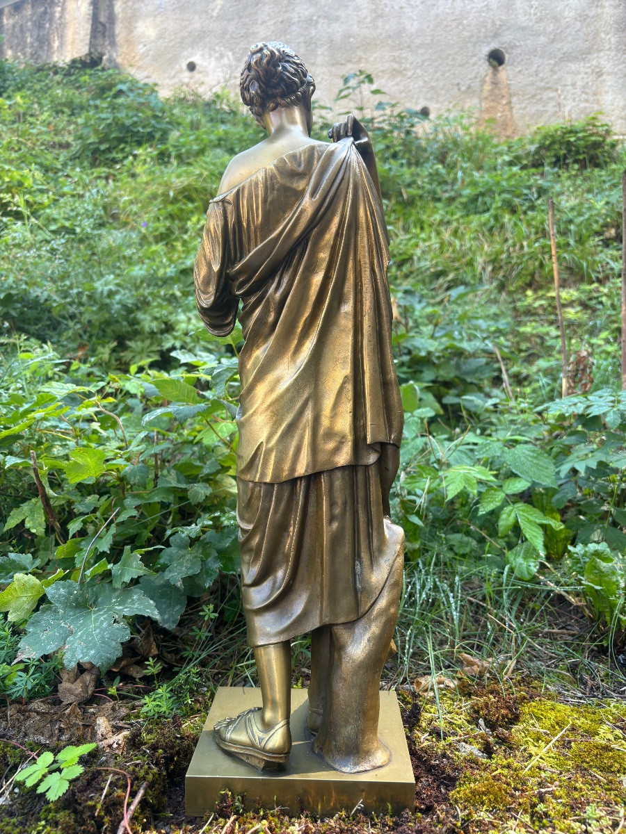 Bronze doré Artemis dite  Diane de Gabies-photo-6