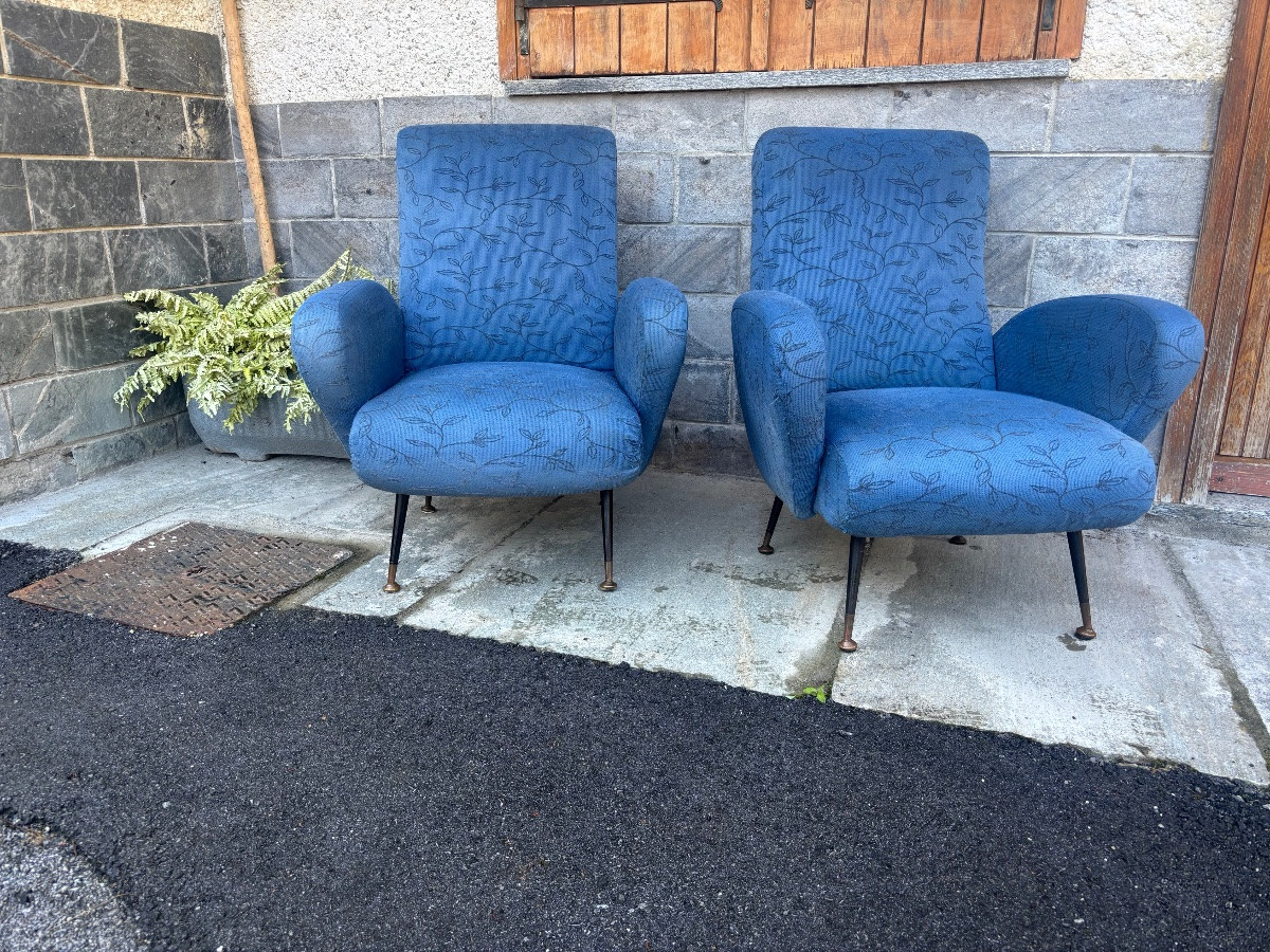 Paire de fauteuils Italie 1960-photo-2