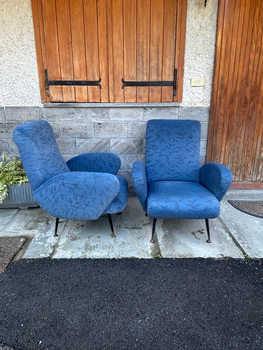Paire de fauteuils Italie 1960-photo-4