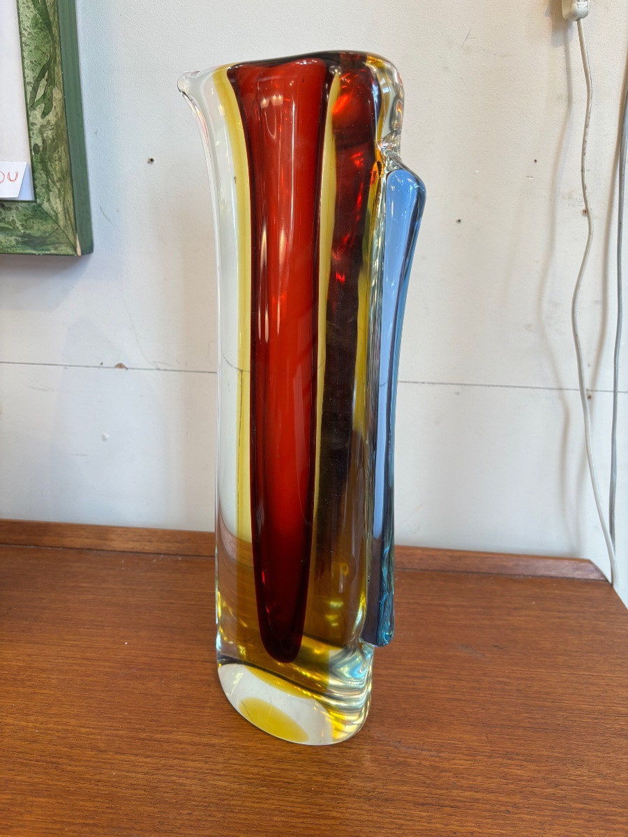 Murano Glass Soliflore Vase-photo-3