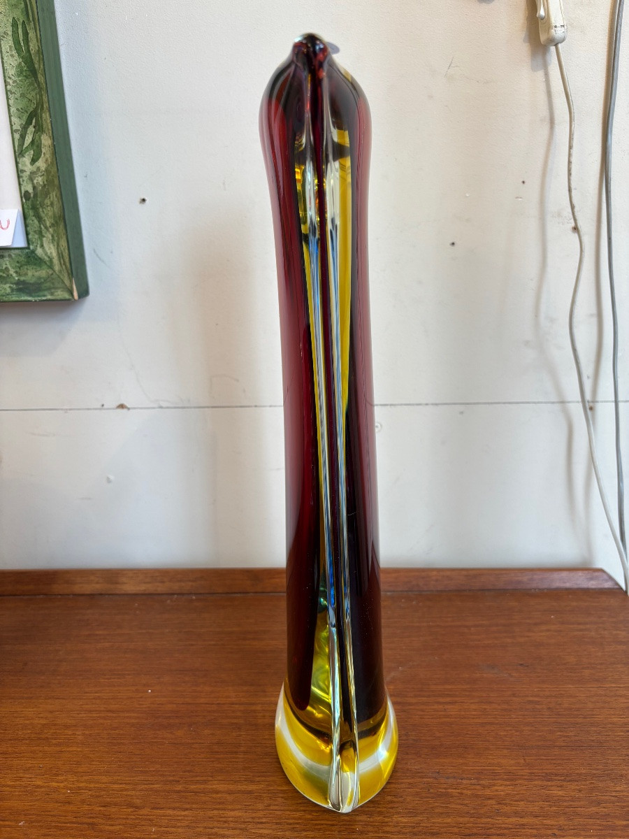 Murano Glass Soliflore Vase-photo-3