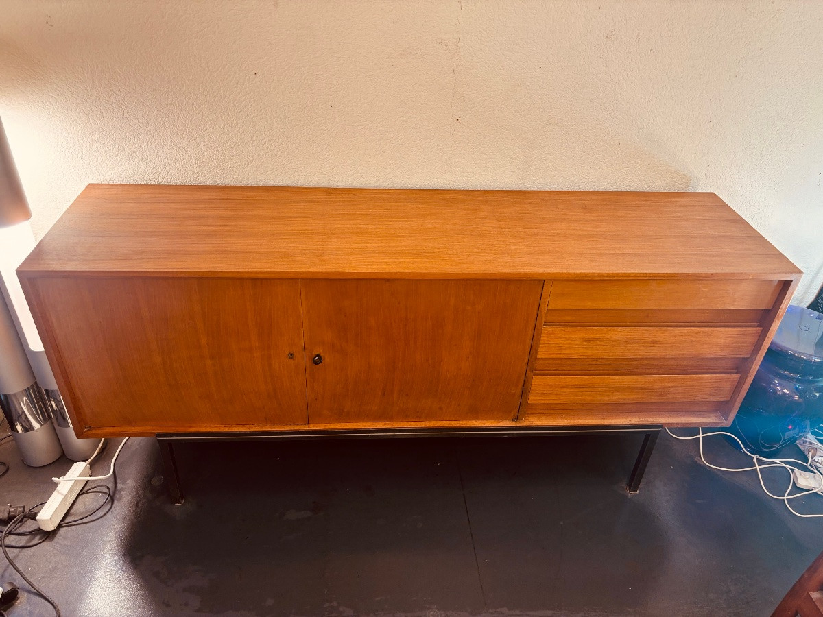 Scandinavian Teak Sideboard – 1960s-photo-2