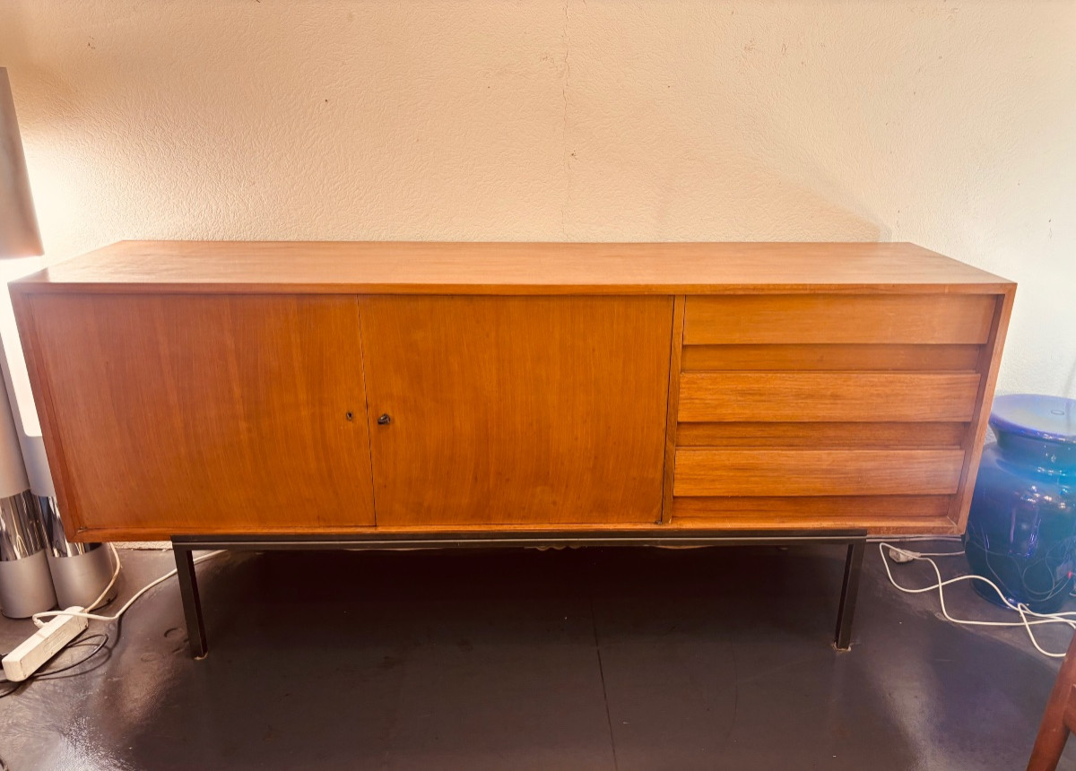 Scandinavian Teak Sideboard – 1960s-photo-3