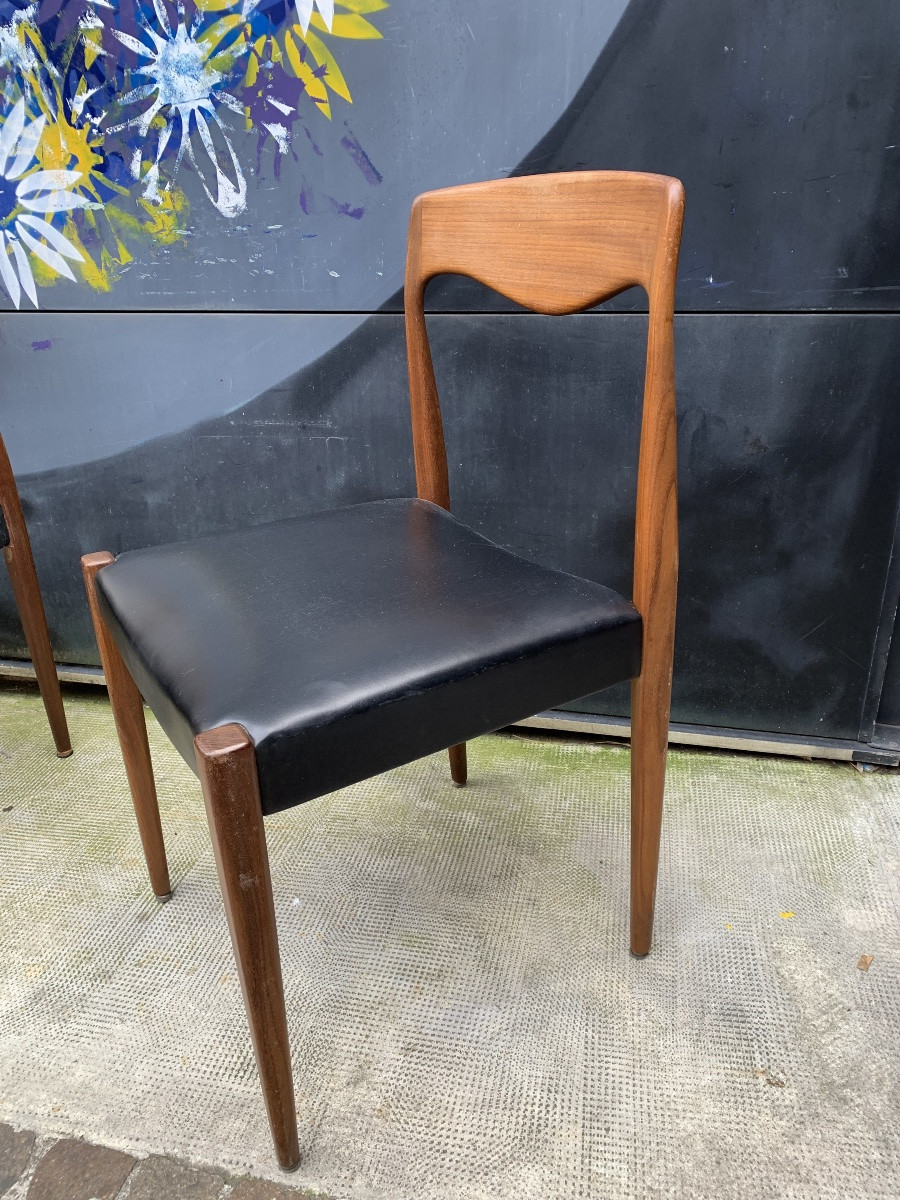 Set Of 6 Chairs – Niels Otto Møller – Denmark, 1960s-photo-2