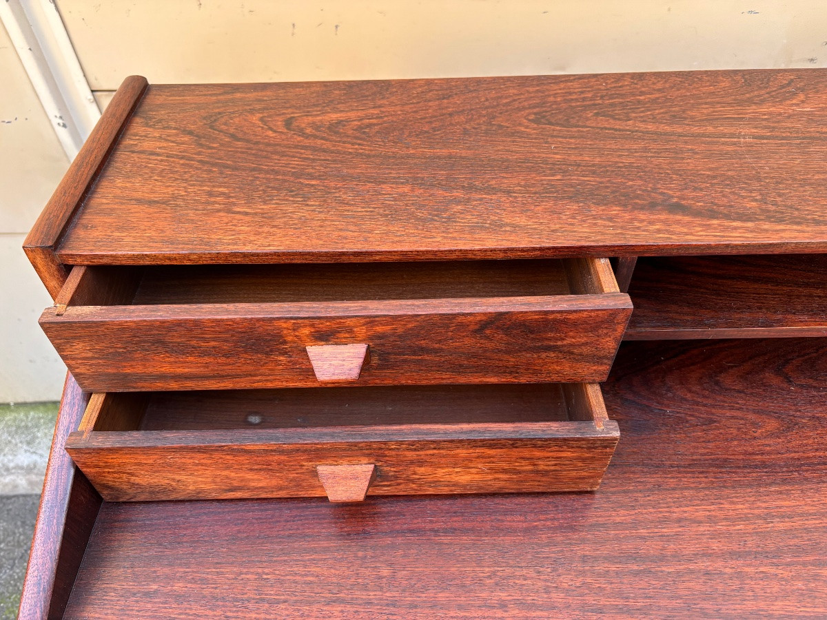 Bureau moderniste en palissandre dans le goût de Gianfranco Frattini – Années 1950-photo-3