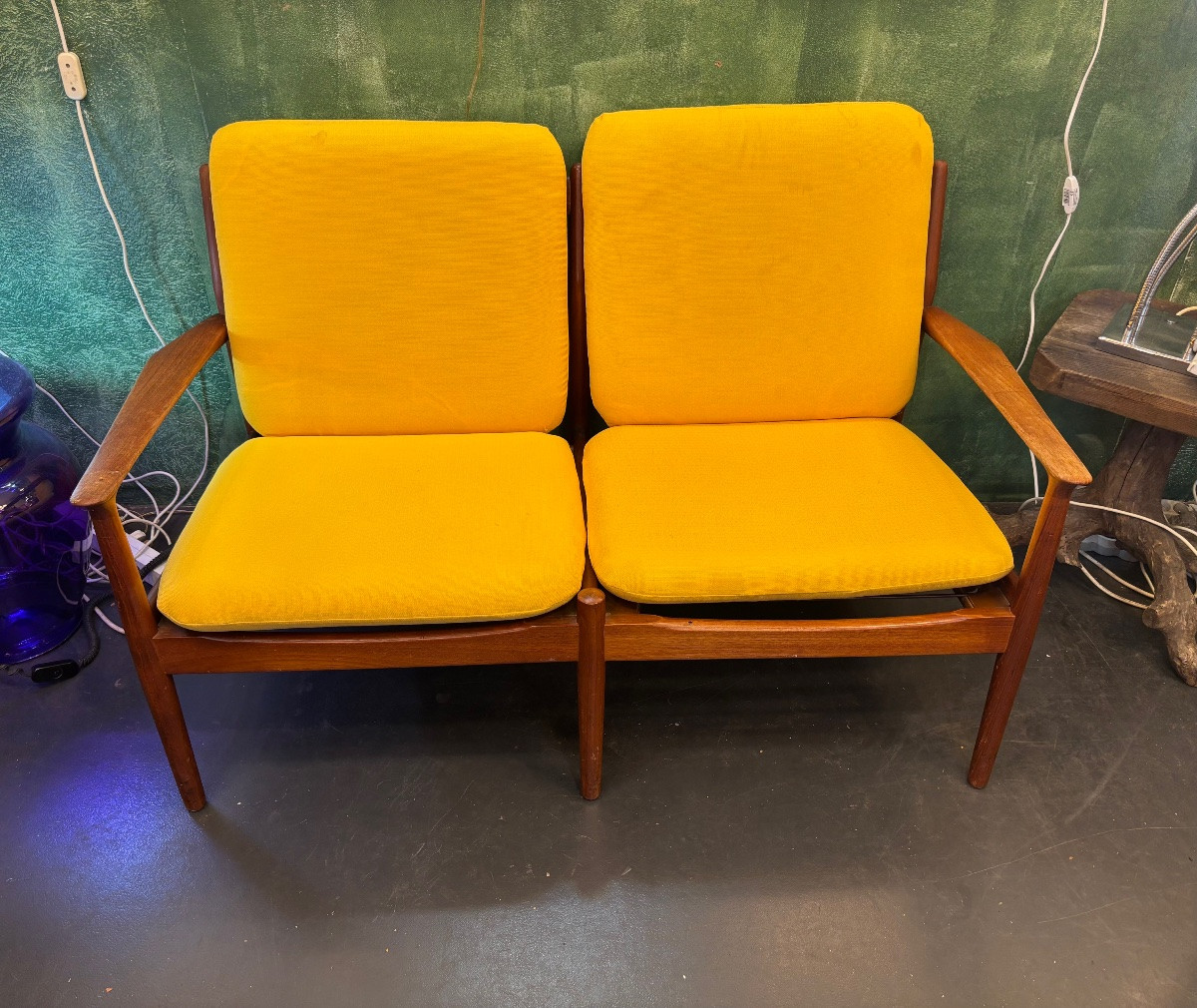 Banquette deux places – Design scandinave, années 1960-photo-5