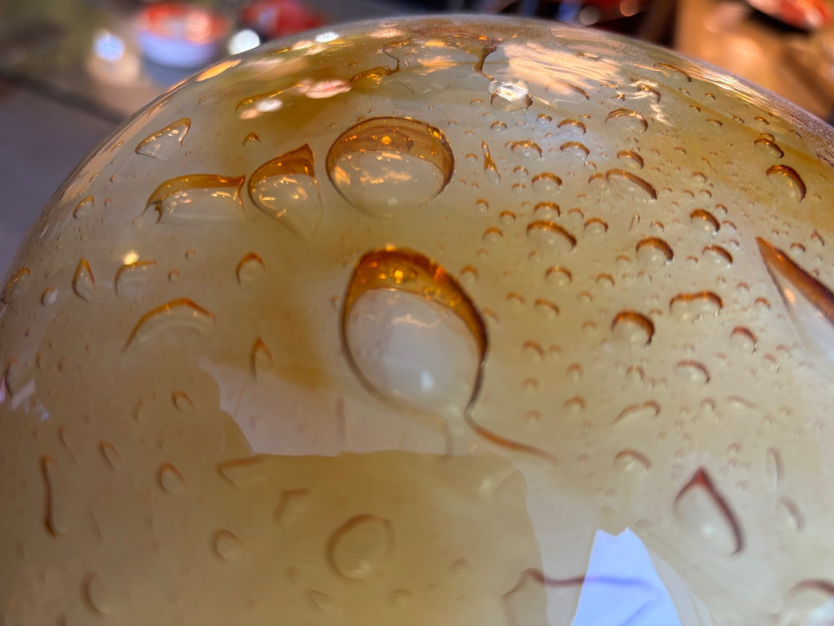 Murano Glass Table Lamp Attributed To Gino Vistosi – Italy, Mid-20th Century-photo-3