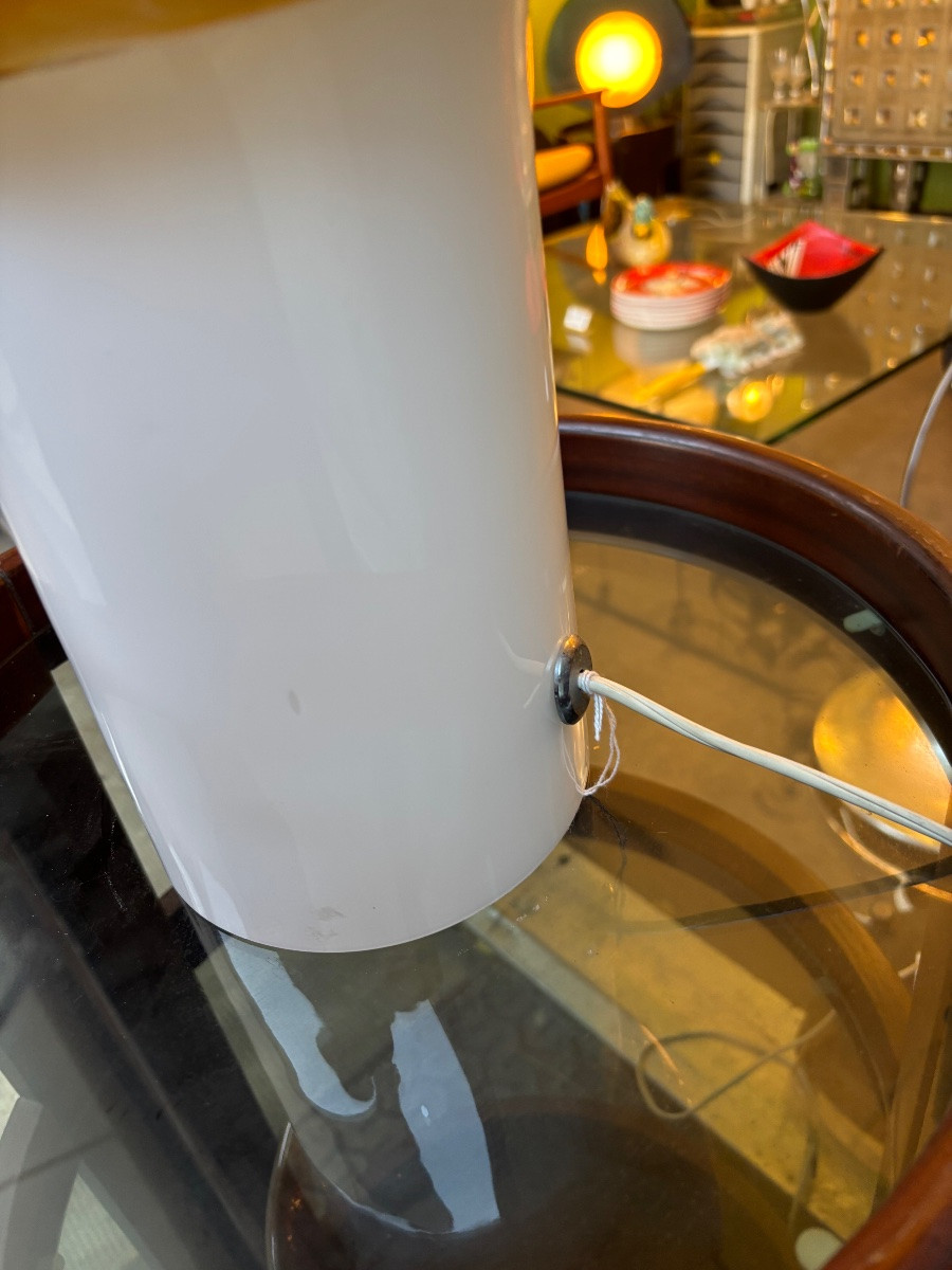 Murano Glass Table Lamp Attributed To Gino Vistosi – Italy, Mid-20th Century-photo-2