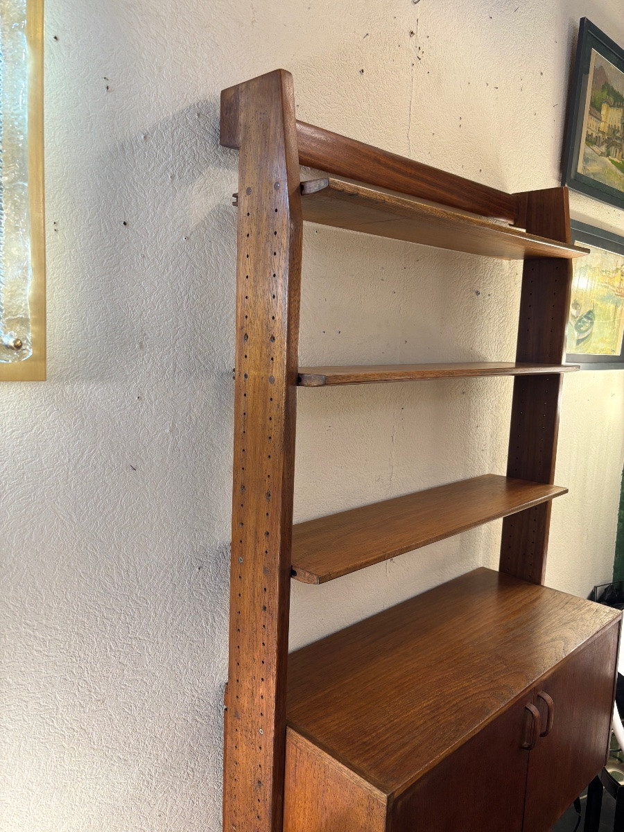 Scandinavian Teak Bookcase From The 1960s-photo-3