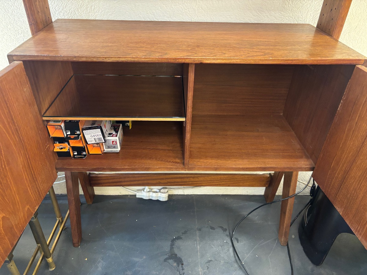 Scandinavian Teak Bookcase From The 1960s-photo-4