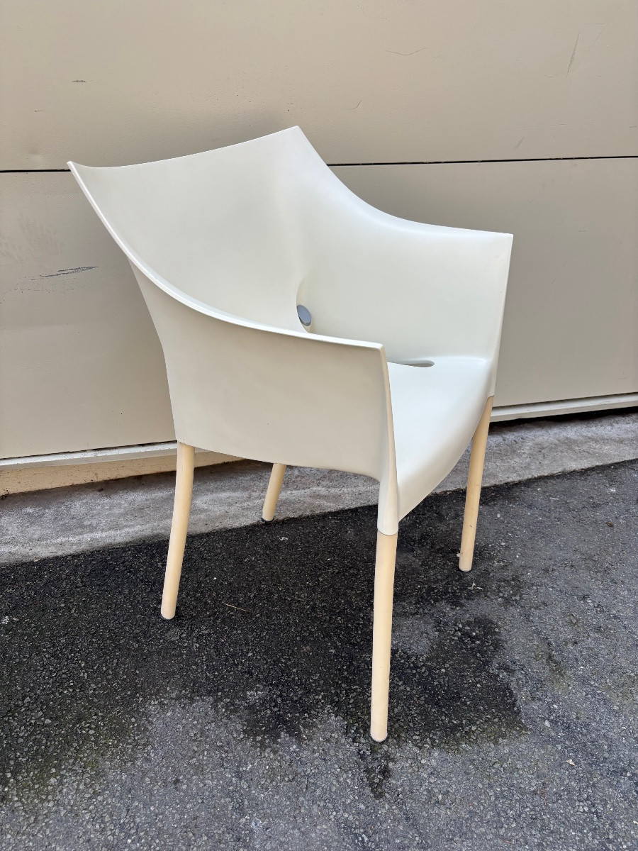 Rare Suite Of Six Dr. No Armchairs, By Philippe Starck For Kartell-photo-3