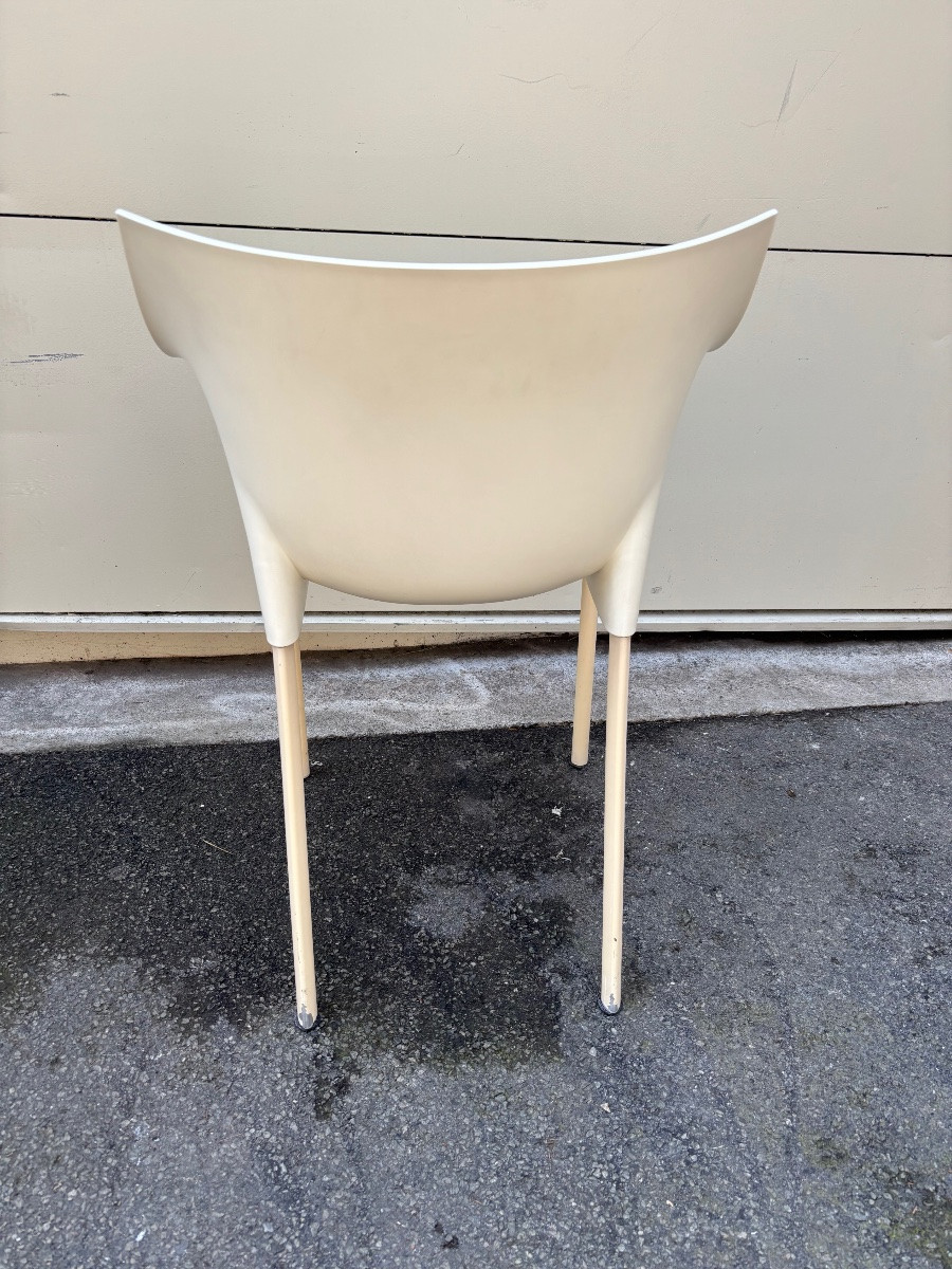 Rare Suite Of Six Dr. No Armchairs, By Philippe Starck For Kartell-photo-4